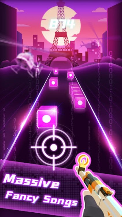 Beat gun hop EDM 3D音乐游戏