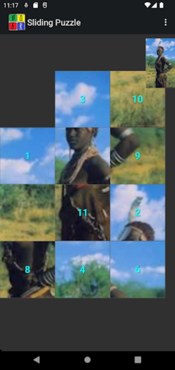Amharic Sliding Puzzle