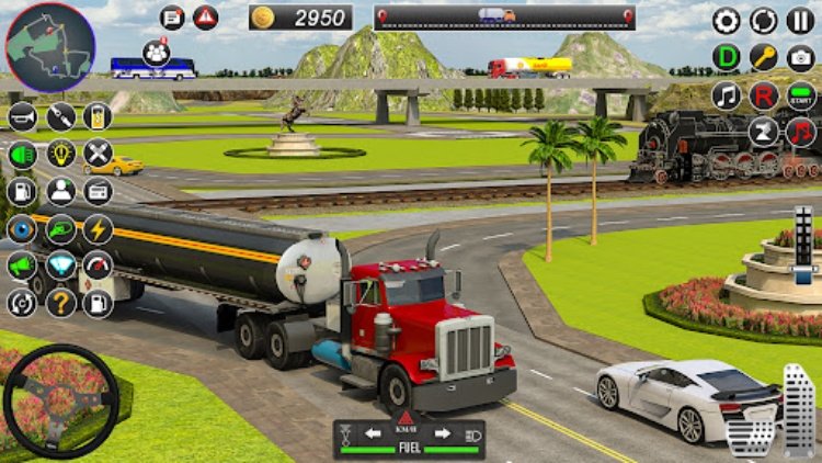 重的 油 货物 卡车 游戏 3D