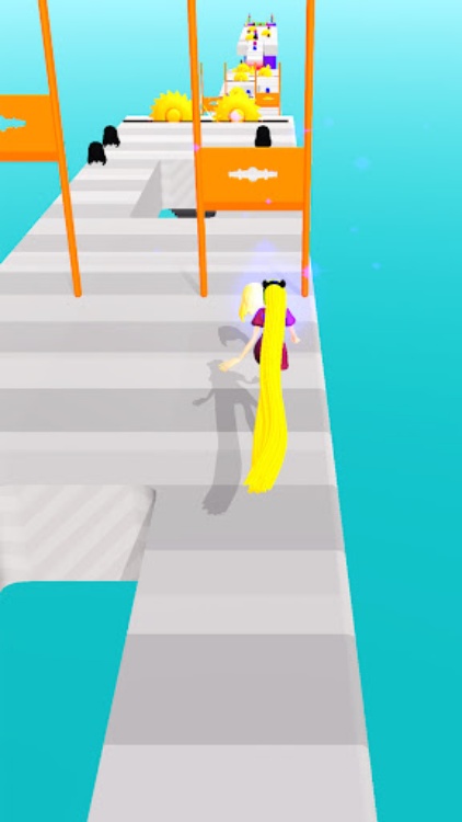 Long Hair Running Game Race 3D