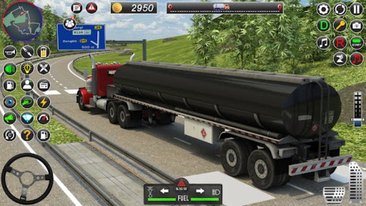 重的 油 货物 卡车 游戏 3D