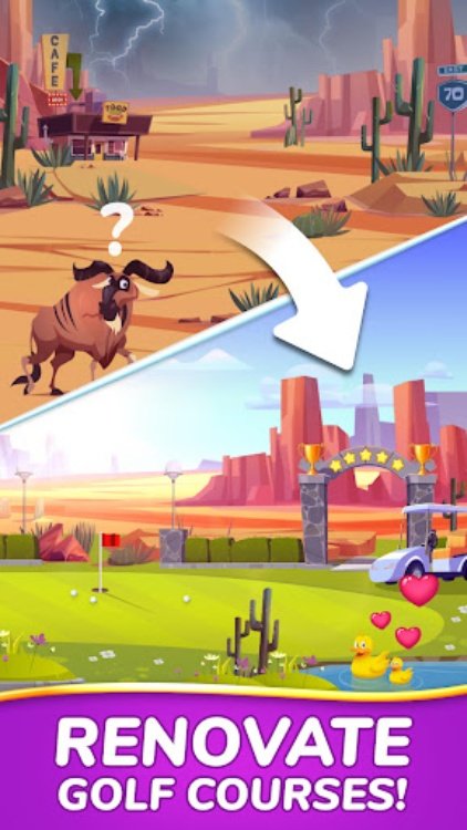 Golf Match: Match 3 Games!