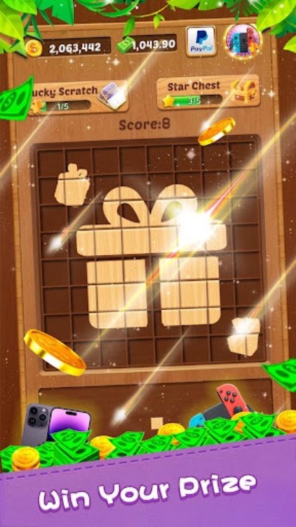 Block Puzzle : Lucky to win