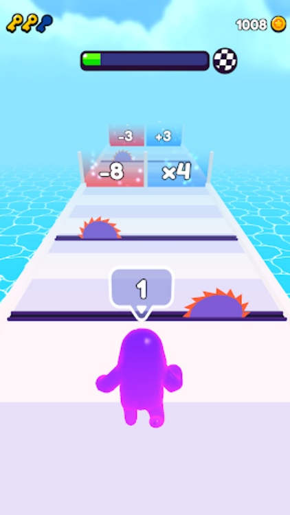 Join Blob Clash 3D: 赛跑游戏