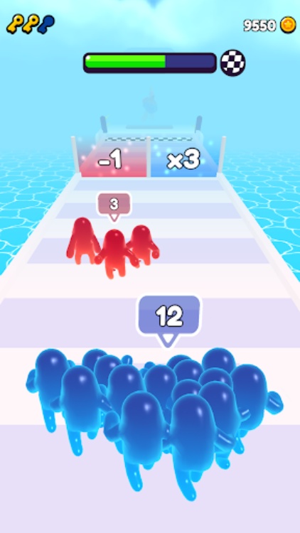 Join Blob Clash 3D: 赛跑游戏