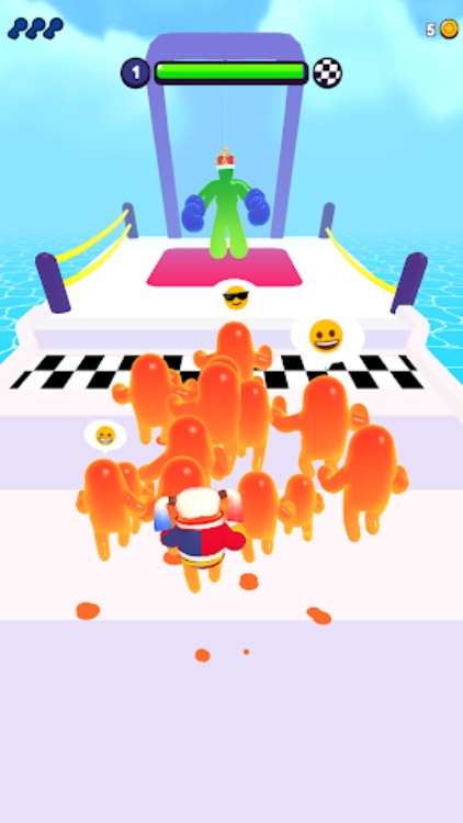 Join Blob Clash 3D: 赛跑游戏