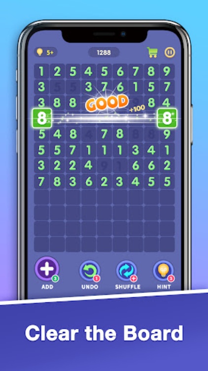 Match Ten  Number Puzzle