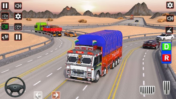 卡车停车：卡车驾驶