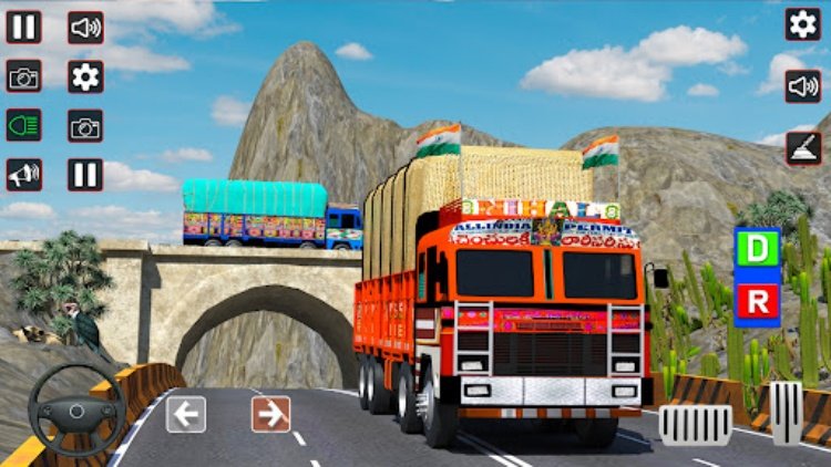 卡车停车：卡车驾驶