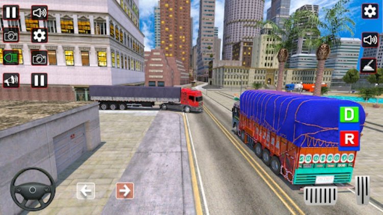 卡车停车：卡车驾驶