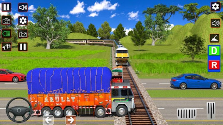 卡车停车：卡车驾驶