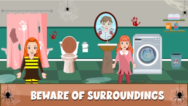 假装我奶奶的恐怖小镇：鬼屋游戏