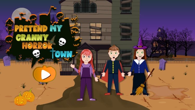 假装我奶奶的恐怖小镇：鬼屋游戏