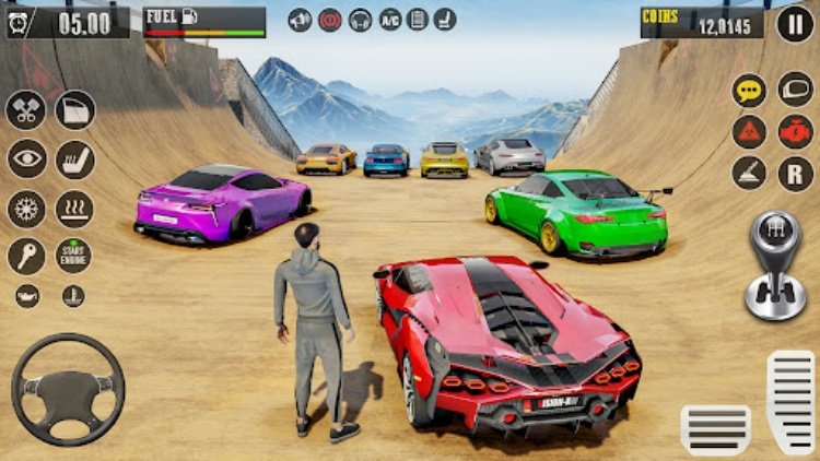 GT Car Stunt 2023: Mega Ramp