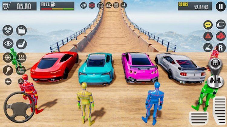 GT Car Stunt 2023: Mega Ramp