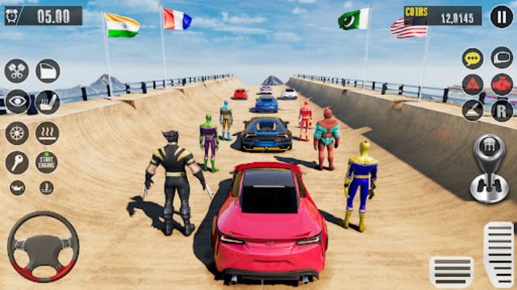 GT Car Stunt 2023: Mega Ramp