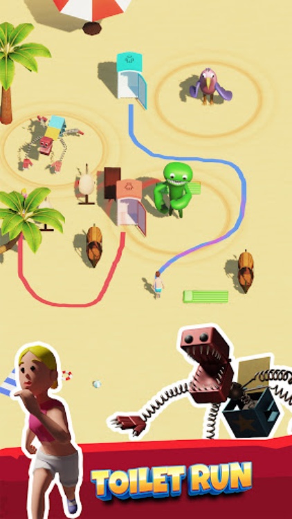 厕所3D竞赛：怪物追逐