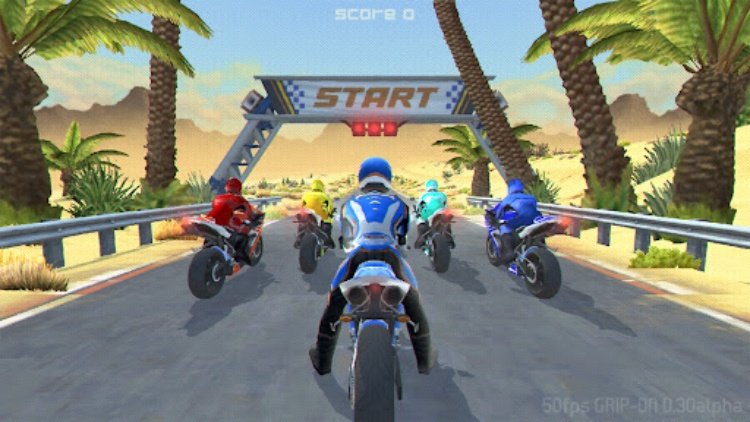 GripON  racing bikes arcade