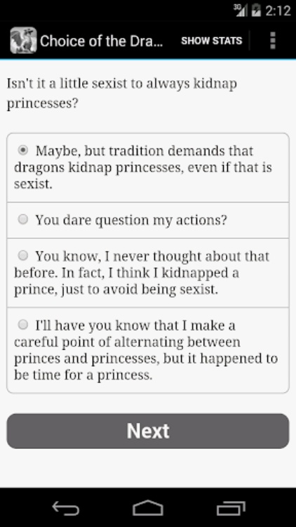 Choice of the Dragon