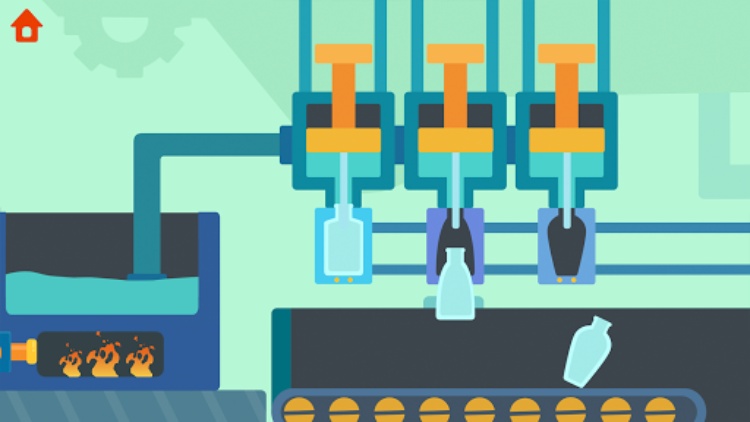 恐龙垃圾车卡车和垃圾车，儿童益智应用