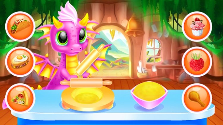 Cute Dragon Caring and Dressup