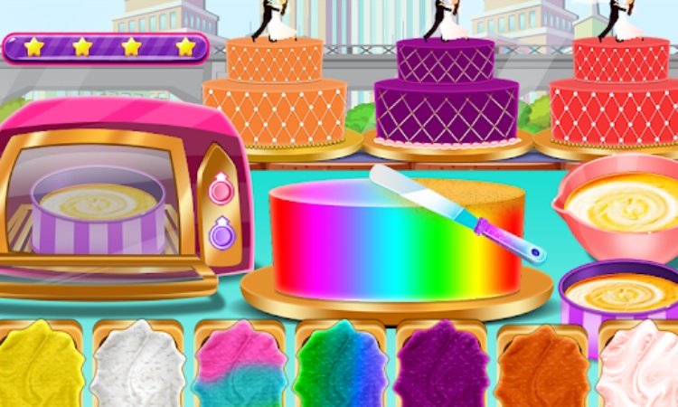 Wedding Cake Maker Girl Games