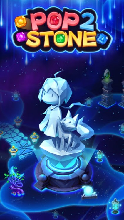 Pop Stone 2  Match 3 Game