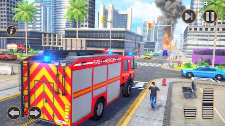 911 救援 火 卡车 游戏 3d