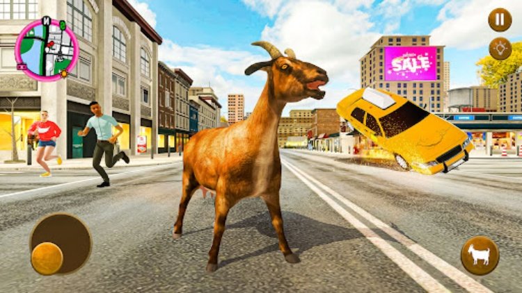 Crazy Goat Simulator Life 3D