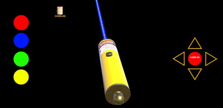 Laser Pointer Simulator 3D