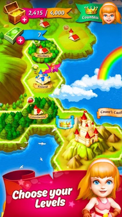 Queen Quest  Match 3 Puzzle