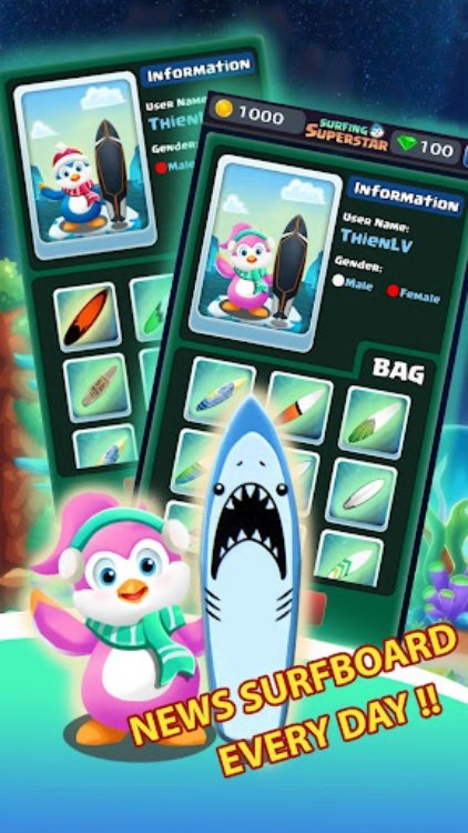 Dream Penguin: Free Surf Game