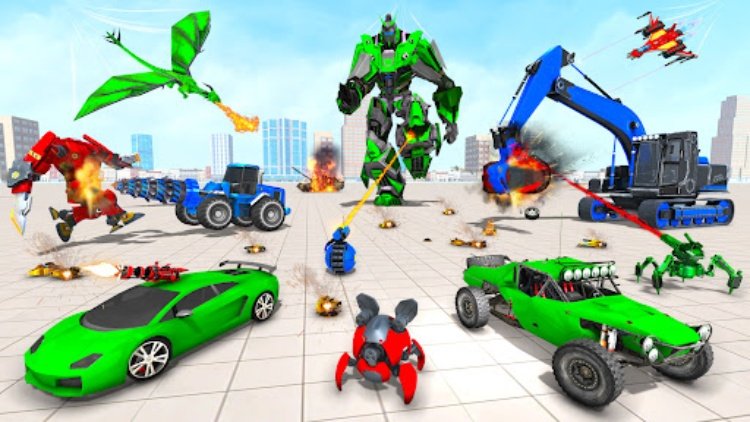 Mech Robot Transforming Game