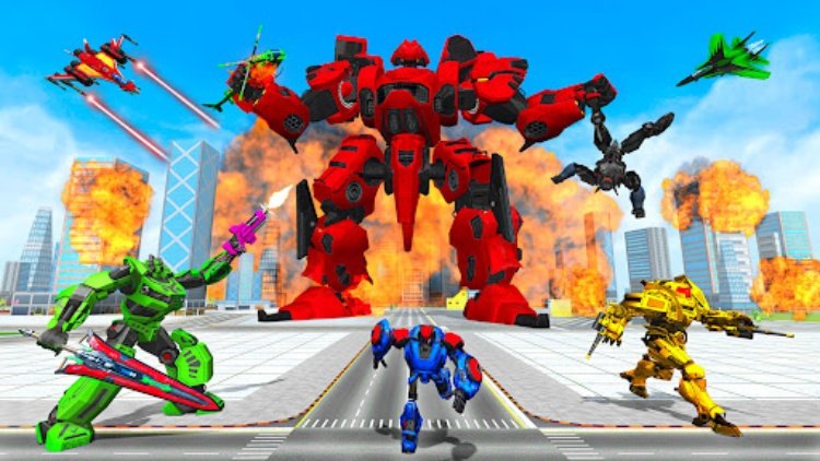 Mech Robot Transforming Game