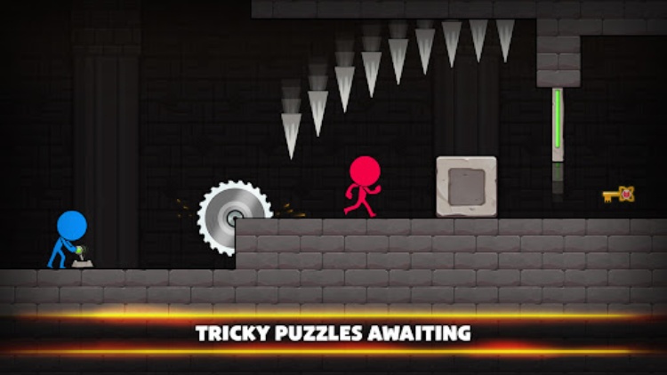 Red & Blue Stickman: Adventure