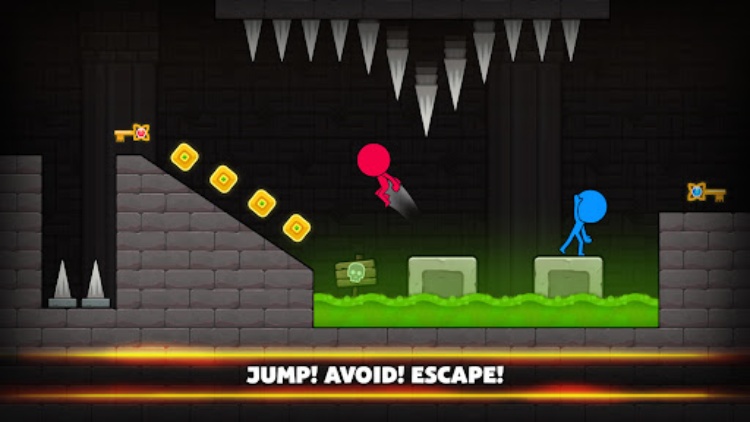 Red & Blue Stickman: Adventure