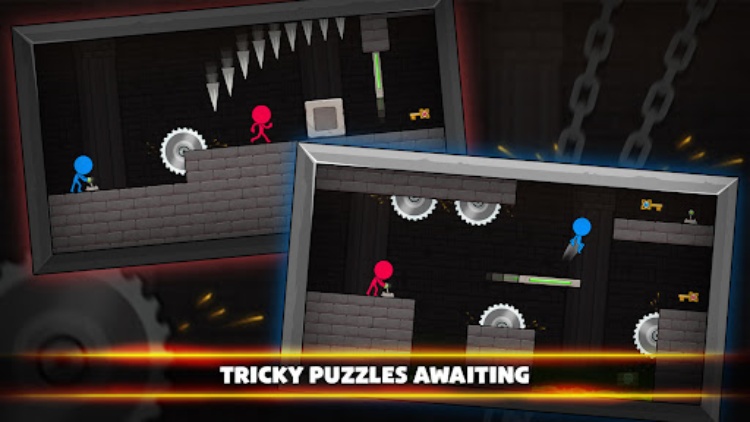 Red & Blue Stickman: Adventure