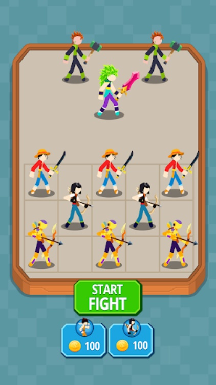 Stickman Warriors  Merge Hero