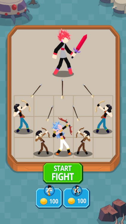 Stickman Warriors  Merge Hero