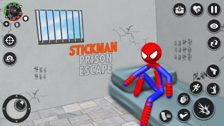 Spider Stick Hero Prison Break