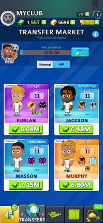 《Idle Soccer Story》 大亨角色扮演游戏