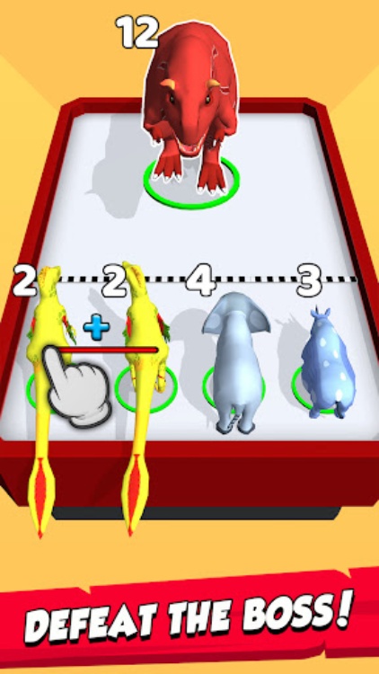 Merge Animals Fight Game