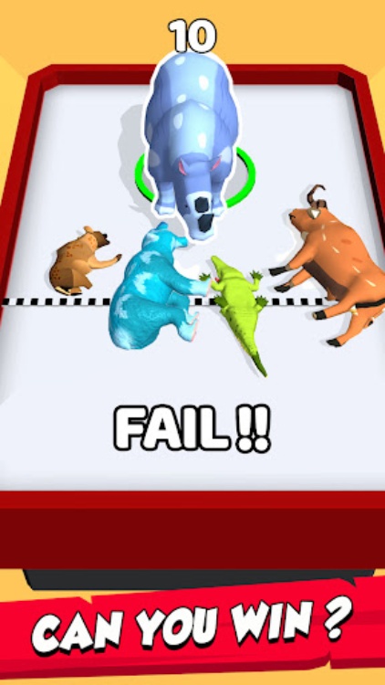 Merge Animals Fight Game