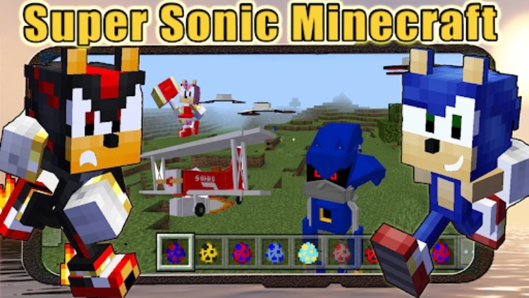 Super Sonic mod for Minecraft