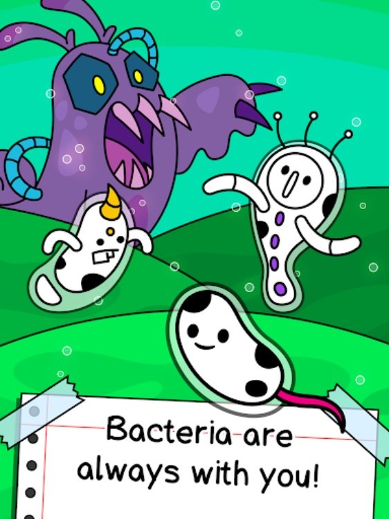 Bacteria Evolution: Idle Merge