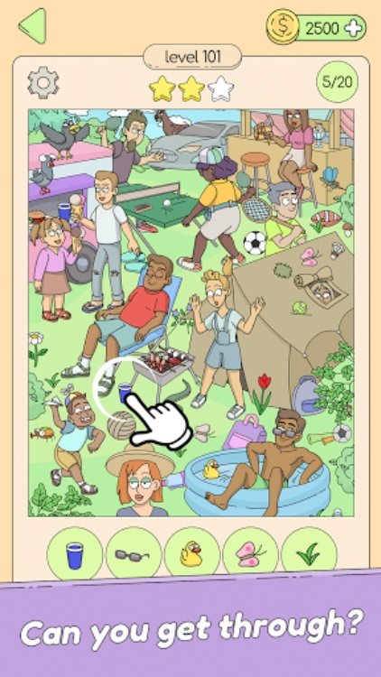 Find & Tap Hidden Objects Game