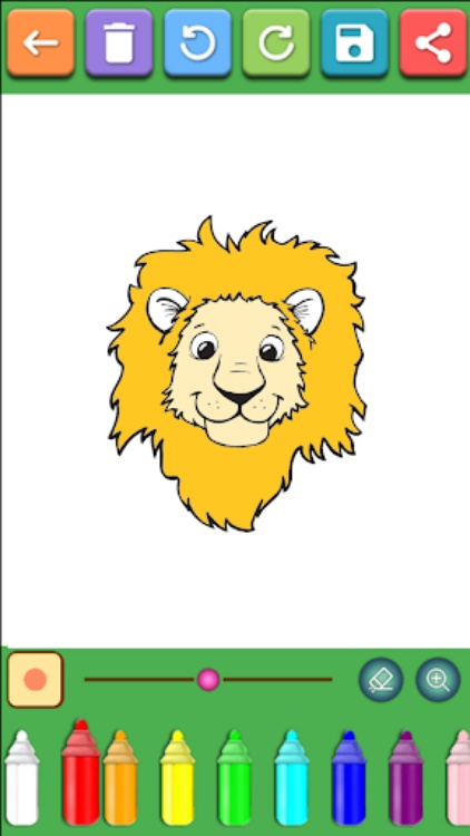 King Lion Coloring Book