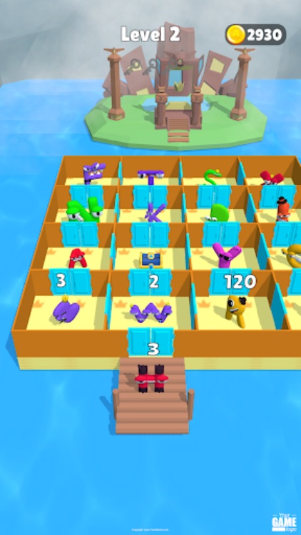 Alphabet Battle: Room Maze