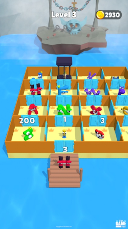 Alphabet Battle: Room Maze