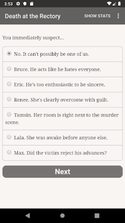 Death at the Rectory